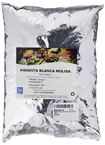 Especias Pedroza Pimienta Blanca Molida - 1000 gr