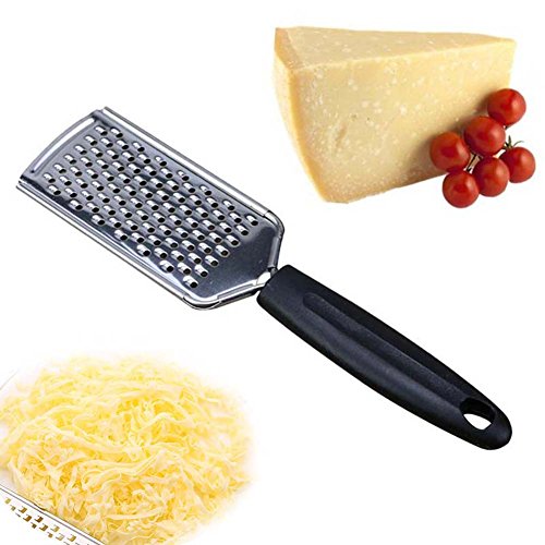 Espeedy Rallador de queso,Acero inoxidable Queso Mantequilla Máquina de cortar Rallador Cítricos Zester Herramienta Queso Rallador Herramienta de cocina