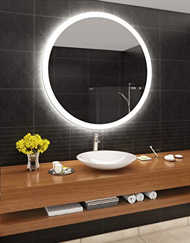 Espejo de Baño con LED Iluminación - Fabricado a Medida - Frío / Cálido Blanco A++ L76