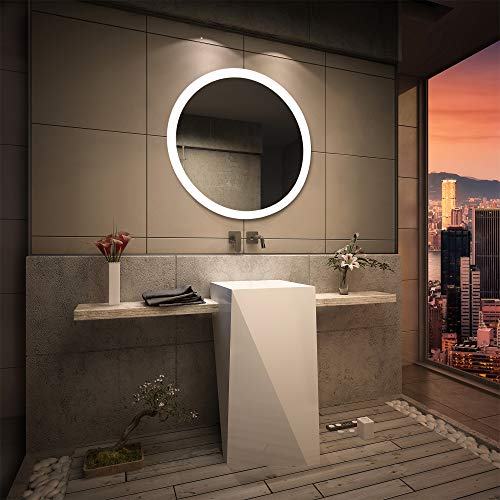 Espejo de Baño con LED Iluminación - Fabricado a Medida - Frío / Cálido Blanco A++ L76