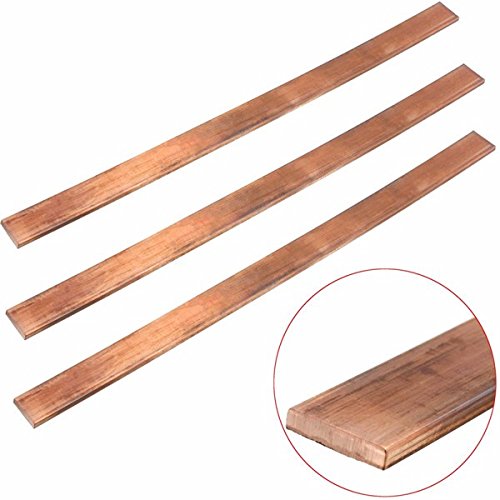 EsportsMJJ 3 mm X 15 mm X 250 mm Cobre T2 CU Metal Barra Plana