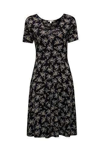 Esprit 050EE1E343 Vestido, 001/Black, XXL para Mujer