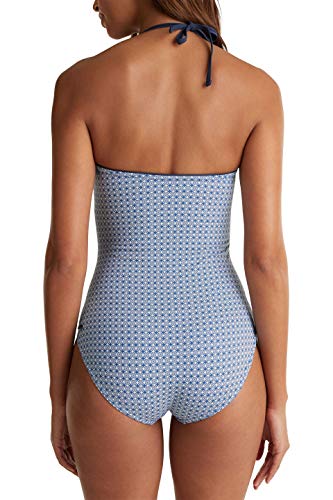 Esprit Miller Beach Padded Bandeau Swimsuit Traje de baño de una Sola Pieza, 401, 36 para Mujer