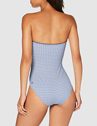 Esprit Miller Beach Padded Bandeau Swimsuit Traje de baño de una Sola Pieza, 401, 36 para Mujer