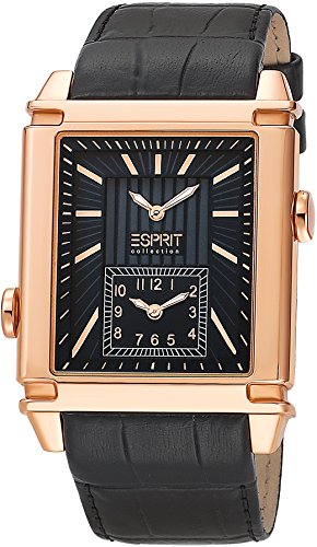 ESPRIT Reloj analógico para Hombre de Cuarzo con Correa en Piel EL101361F03