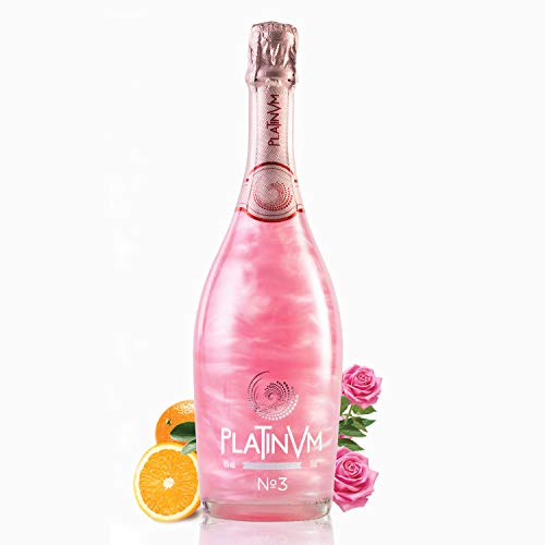 Espumoso Platinvm nº3 de Pétalos de Rosa y Naranja 750 ml. con cubitera y dos copas