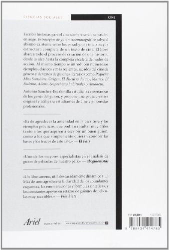 Estrategias de guion cinematográfico: El proceso de creción de una historia (Ariel Ciencias Sociales)