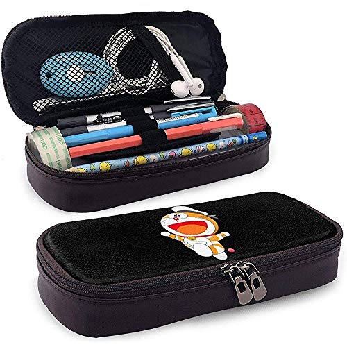 Estuche Para Lápices Doraemon Orange Sailor Leather Para Talla Única Negro