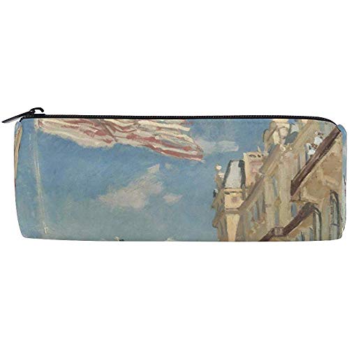 Estuche Para Lápices Monet'S Hotel Des Roches Noires Trouville Bolso Para Bolígrafos Estudiantes Papelería Bolsa De Almacenamiento, Bolsa De Maquillaje Monedero