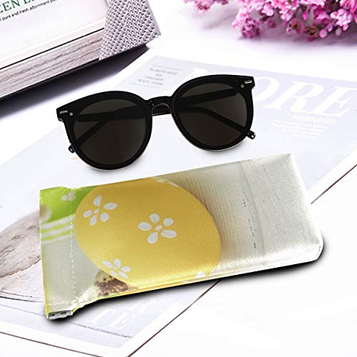 Estuches para gafas para mujer Hombre Gafas de sol Bolsa Bolsa de joyería Almacenamiento portátil Exprimidor único Top Huevos de Pascua Luz