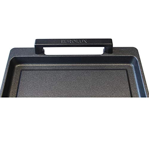 Eurolux Teppanyaki - Plancha de cocina para inducción (41 x 24 cm)