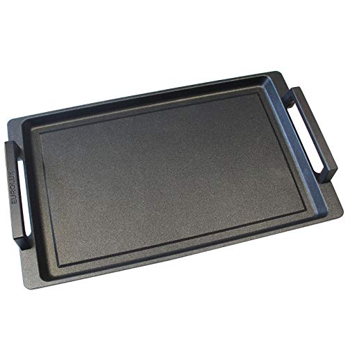 Eurolux Teppanyaki - Plancha de cocina para inducción (41 x 24 cm)