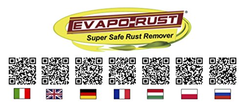 EVAPO-RUST® - 1 LT. - Removedor selectivo de óxido a base agua para hierro, acero, hierro fundido y cromaduras