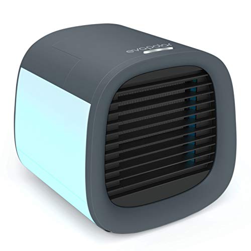 Evapolar evaCHILL - Ventilador de refrigeración portátil y personal, para el hogar y la oficina, con conectividad USB y luz LED integrada, color gris urbano