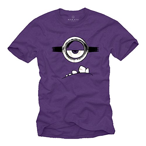 Evil Minions Camiseta Morado S