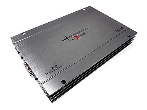 Excalibur X600.4 – Amplificador Estéreo 4 Canales (2400 W, Crossover Variable, 2 Ohmios)