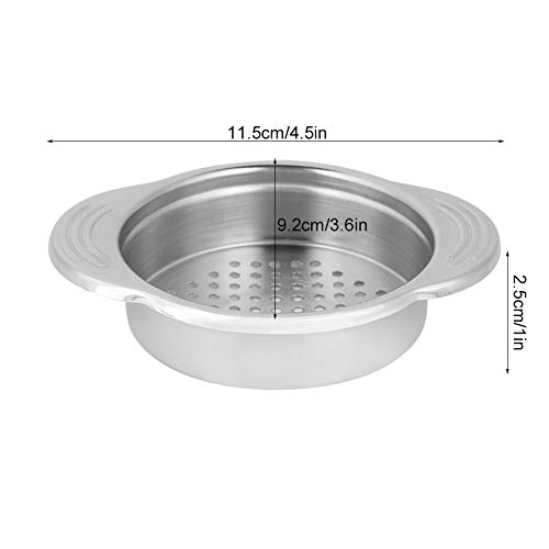 Exprimidor de Aceite para latas de atún Resistente a Altas temperaturas, escurridor de latas, Acero Inoxidable 304 Duradero Resistente a la corrosión Restaurante Saludable para Cocina