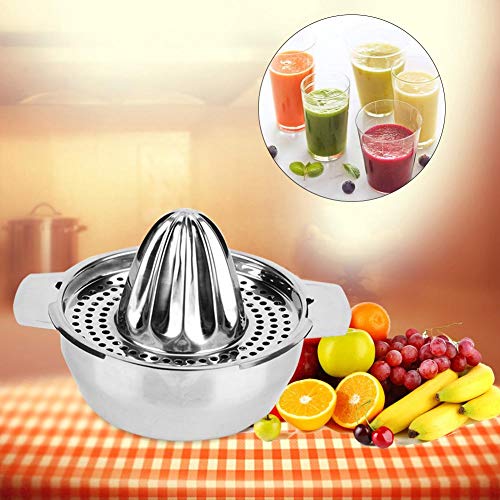 Exprimidor manual portátil de acero inoxidable para frutas, limón, lima, naranja, exprimidor para el hogar