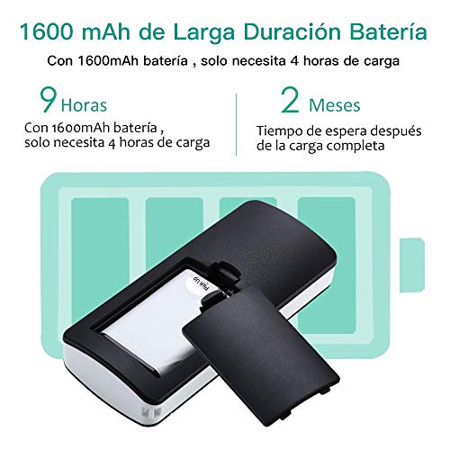 Eyoyo 1D 2D QR Escáner de Código de Barras Inalámbrico, Compatible con Bluetooth y Conexión por Cable, CCD PDF417 Data Matrix Bar Code Reader para el para Pagos Móviles