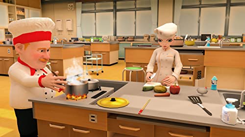 Fabricante de pizzas y chef virtual: magnate de la cocina: juegos de cocina para niños 2019