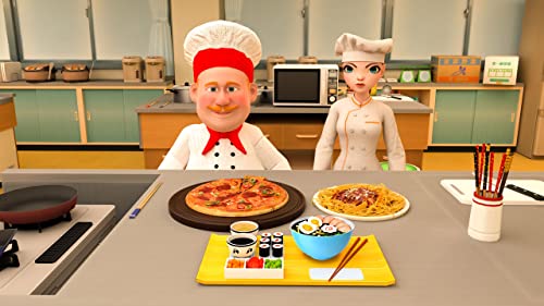 Fabricante de pizzas y chef virtual: magnate de la cocina: juegos de cocina para niños 2019