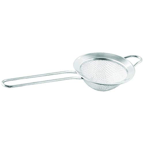 Fackelmann Colador Malla Fina Borde Plano Acero Inox. Color inox. Ø7,5x19,5cm. 1 ud.