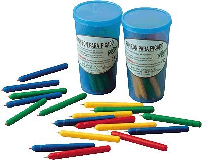 Faibo 727711 - Pack de 25 punzones, colores surtidos