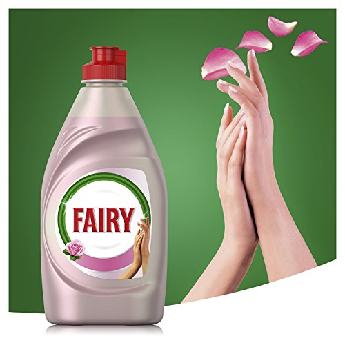 Fairy Limpieza y Cuidado Líquido Lavavajillas de Rosa y Satén - 4 Paquetes de 1015 ml - Total: 4060 ml