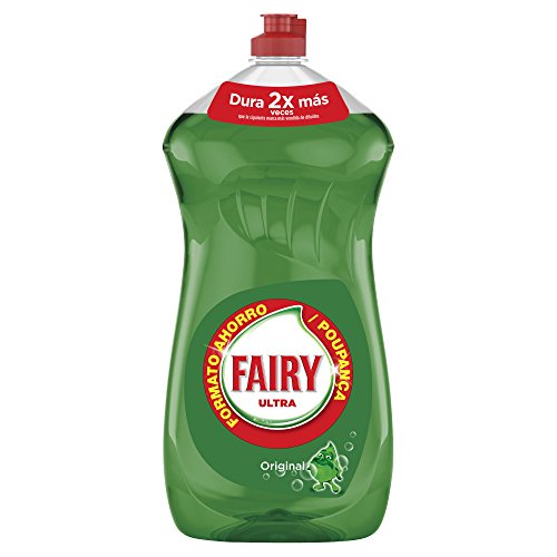 Fairy Ultra, Líquido lavavajillas verde oscuro sin remojo ni grasa 1410 ml