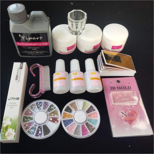 FairySu Woqook Beauty Shop Gel acrílico UV Gel Set Esmalte de uñas DIY Manicure Set