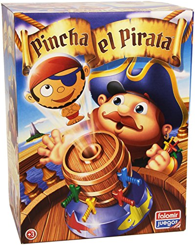 Falomir- Pincha el Pirata Juego de Mesa, Multicolor, única (646476)