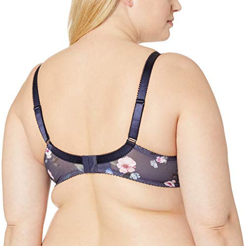 Fantasie Katie Full Coverage Rounding Midnight Blue Floral Bra Sujetador con Copa Completa, Azul Marino, 90E para Mujer