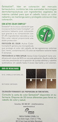 Farmatint 6D Rubio Oscuro Dorado. Tinte permanente. Cabello natural y color duradero. Sin amoníaco ni parabenes ni parafinas ni siliconas.