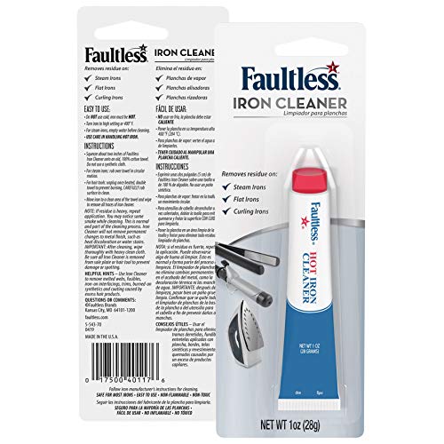 Faultless 1 limpiador de plancha caliente sin fallas, 28G