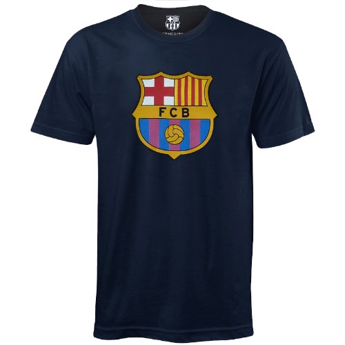 FC Barcelona - Camiseta oficial para hombre - Con el escudo del club - Azul - XL