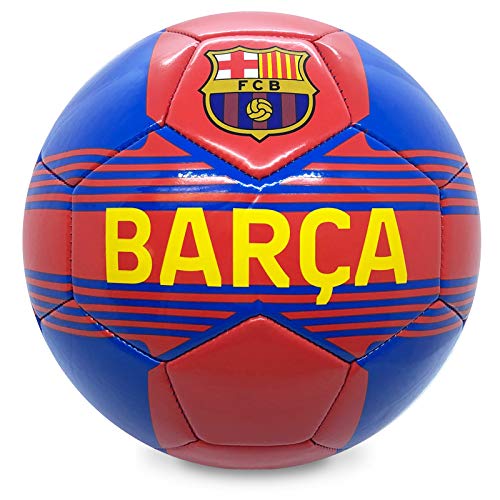 FCB FC Barcelona - Juego Oficial de Guantes de Portero y balón - para niños - con el Escudo del Club - Adolescentes: 10-16 años