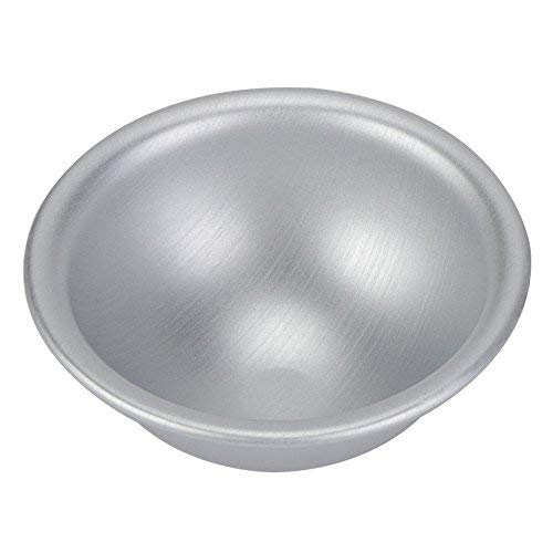 Fdit 10 cm semiesférica molde de aluminio para pasteles de cocina bikini pastel postre H009 4 piezas