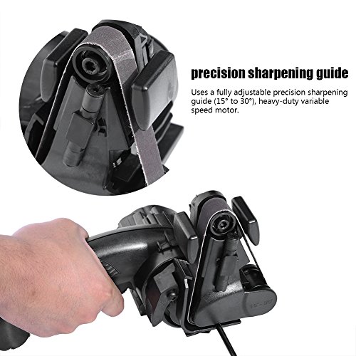 Fdit Eléctrico afilador automático Lazos Chopper Precision Cutting Edge Cerámica honen Rod afilar Tool, EU