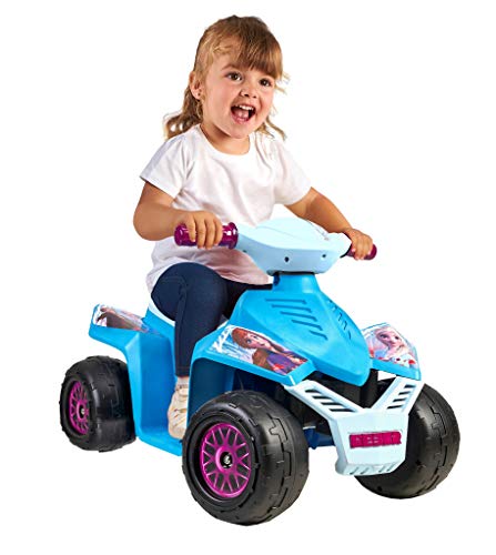 Feber - Quad Moto Racy Frozen 2, para niños y niñas a partir de 18 meses, 6V (Famosa 800012193)