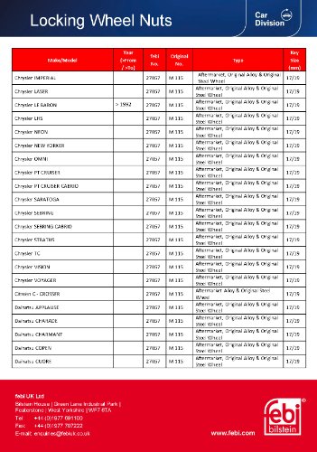 febi bilstein 27057 Suspensión de Ruedas