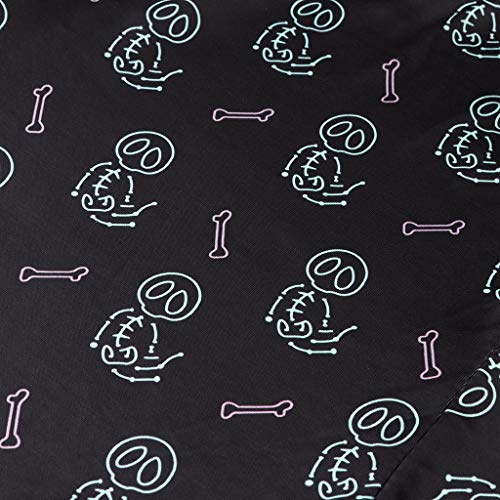 FELZ Conjunto de Pijamas Calaveras de Halloween Imprimir Camiseta de Manga Larga Tops + Pantalones Sudaderas Bebe niña Invierno Conjunto Bebe niño Ropa Familiar—Padre + Madre + Bebé