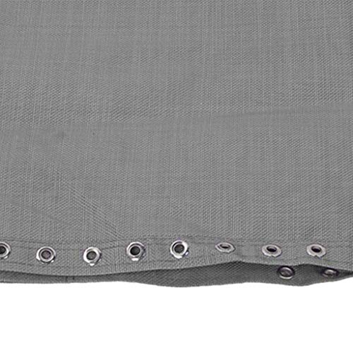 Fenteer 4 x Lazos Cordones Elásticos 1.35m + 2m + 1 x Paño Tela Durable 160X43cm para Silla Reclinable de Jardín Recambio de Accesorios - Gris