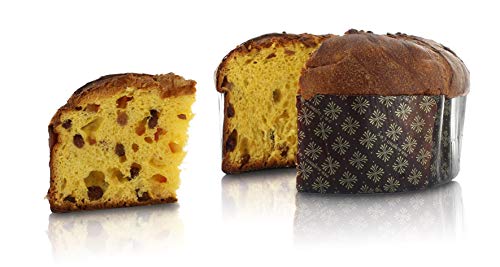 Ferrari & Arrighetti Panettone Italiano Artesanal horneado en Milán, Receta Tradicional (1 kg)