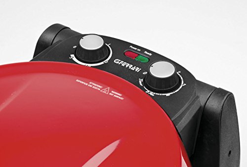 Ferrari G10032 fabricante de pizza y hornos 1 Pizza(s) Rojo - Horno para pizzas (1 Pizza(s), 400 °C, Rojo, Piedra, 230 V, 50 Hz)