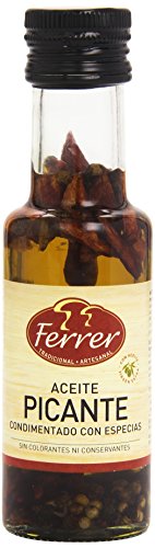 Ferrer - Aceite picante condimentado con especias, 125 ml