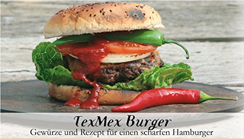 Feuer & Glas Tex Mex Burger, Receta para Hamburguesa Picante con Especias, 51 g