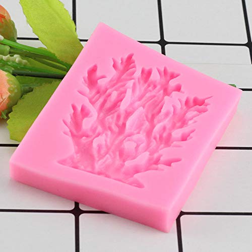 FGSDG Baking Cake Tool Coral Grass Sea Silicone Cake Mould Fondant Cake Decorating Tools Cupcake Chocolate Candy Clay Moulds