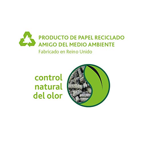 FIBRECYCLE Lecho de Papel Reciclado Back 2 Nature, 20 l, Pequeños Mamíferos