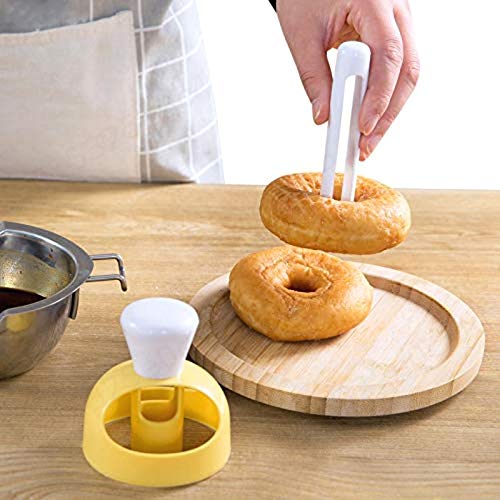 Fifet DIY Dona Galleta del Molde de la Torta de Pan de panadería Postres Molde del Cortador Marco con Clip para Hornear Herramientas Donuts 1PC Fabricante