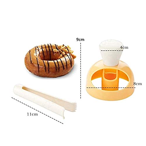 Fifet DIY Dona Galleta del Molde de la Torta de Pan de panadería Postres Molde del Cortador Marco con Clip para Hornear Herramientas Donuts 1PC Fabricante